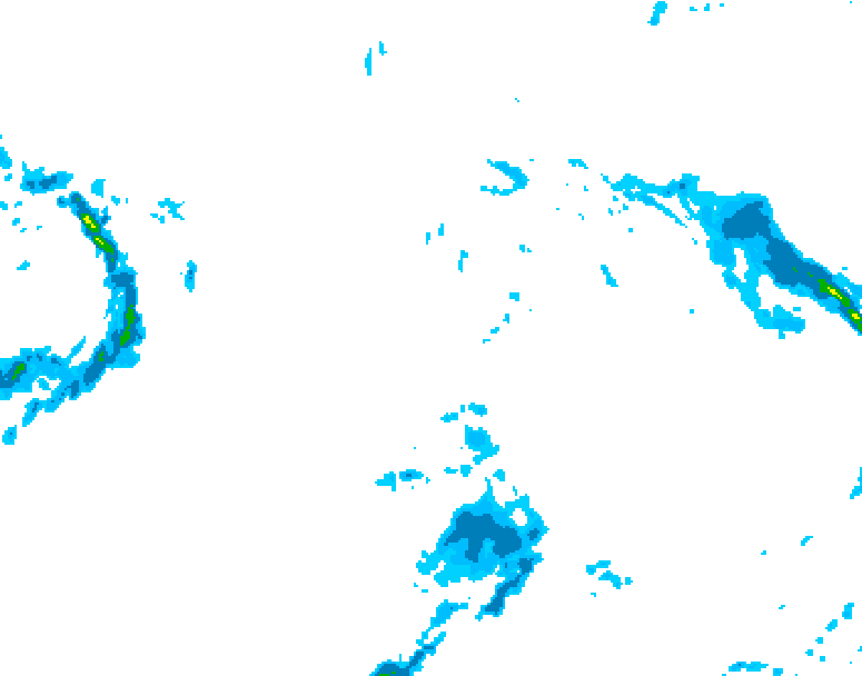 GDPS precipitation 048 hour forecast chart for Canada based on 2026/10/14 0000Z data