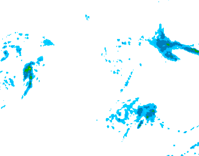 GDPS precipitation 060 hour forecast chart for Canada based on 2026/10/14 0000Z data