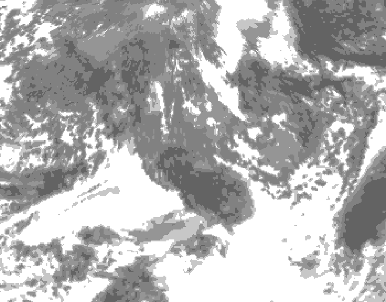 GDPS total cloud 180 hour forecast chart for Canada based on 2026/10/14 1200Z data
