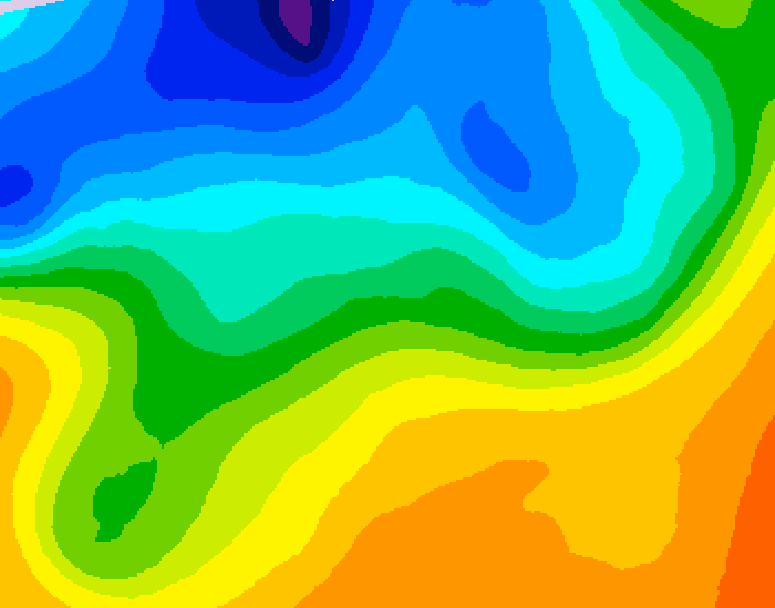 GDPS 500 millibar geopotential height 144 hour forecast chart for Canada based on 2026/10/15 0000Z data