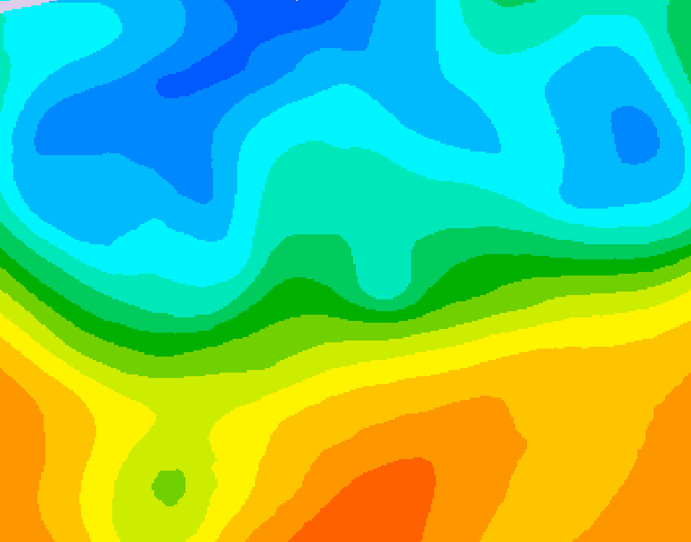 GDPS 500 millibar geopotential height 186 hour forecast chart for Canada based on 2026/10/15 0000Z data