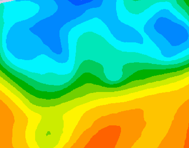 GDPS 500 millibar geopotential height 192 hour forecast chart for Canada based on 2026/10/15 0000Z data