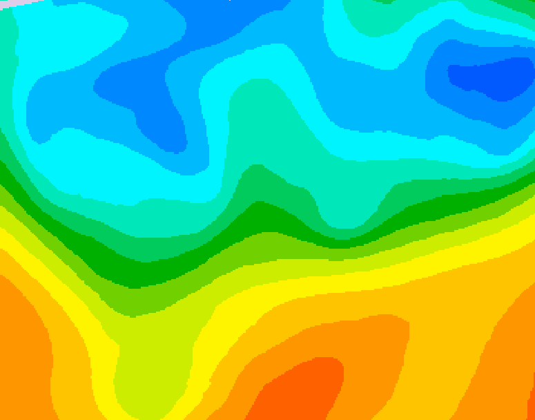 GDPS 500 millibar geopotential height 198 hour forecast chart for Canada based on 2026/10/15 0000Z data