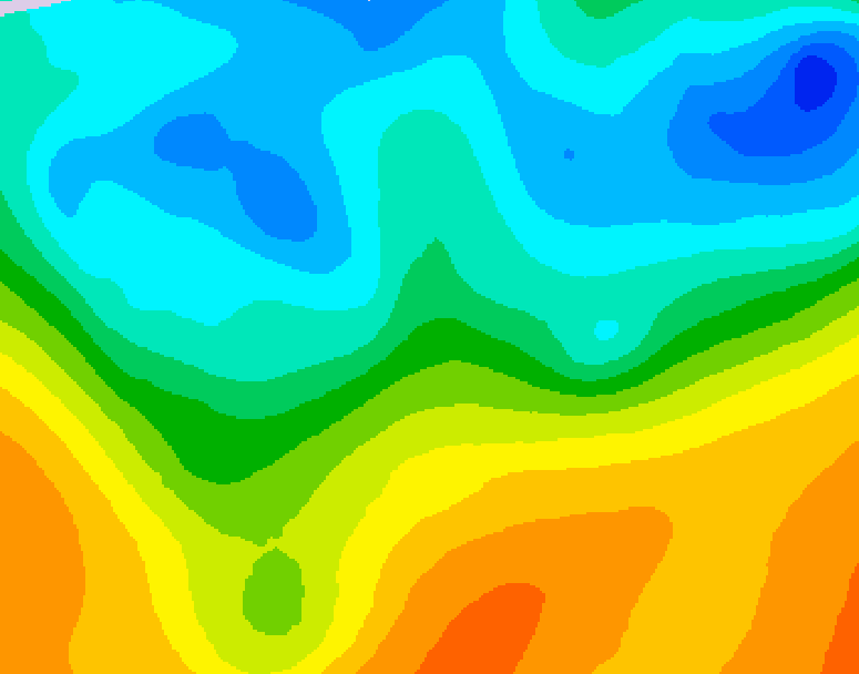 GDPS 500 millibar geopotential height 204 hour forecast chart for Canada based on 2026/10/15 0000Z data