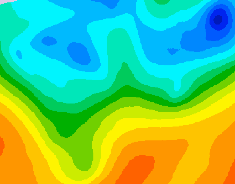 GDPS 500 millibar geopotential height 210 hour forecast chart for Canada based on 2026/10/15 0000Z data