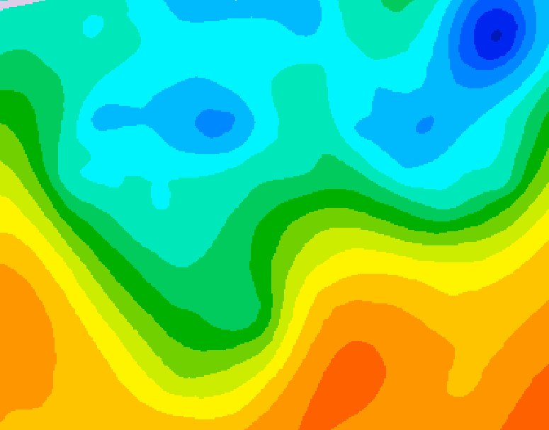 GDPS 500 millibar geopotential height 228 hour forecast chart for Canada based on 2026/10/15 0000Z data