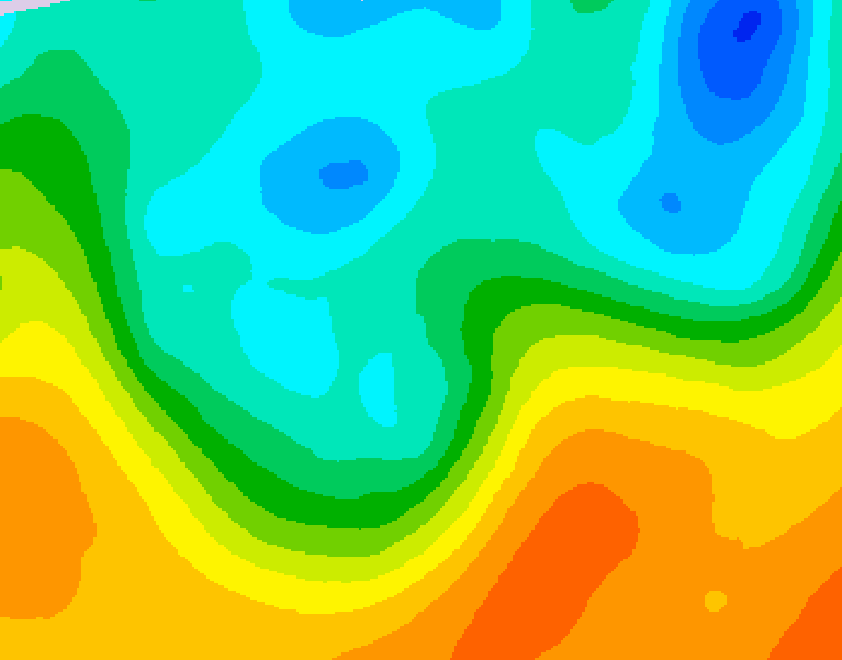 GDPS 500 millibar geopotential height 240 hour forecast chart for Canada based on 2026/10/15 0000Z data