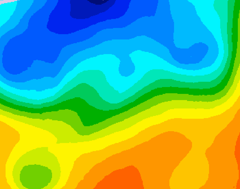 GDPS 500 millibar geopotential height 156 hour forecast chart for Canada based on 2026/10/15 1200Z data