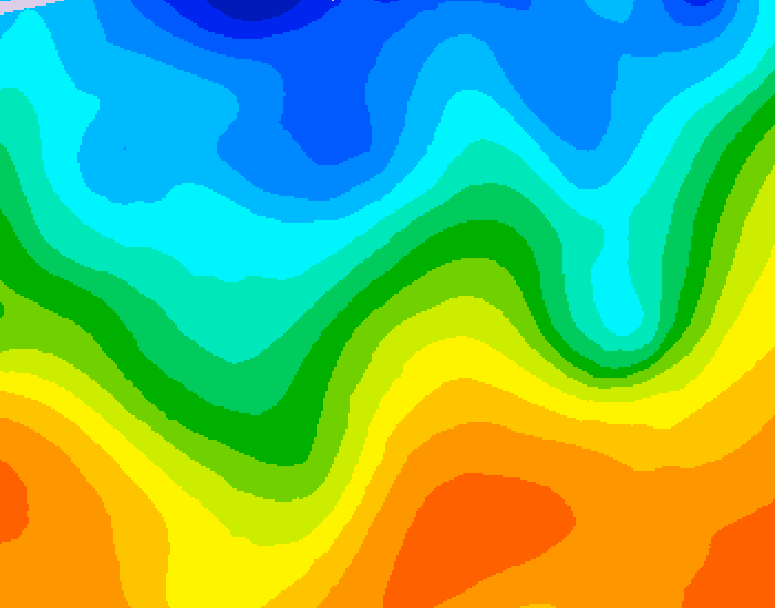 GDPS 500 millibar geopotential height 204 hour forecast chart for Canada based on 2026/10/15 1200Z data