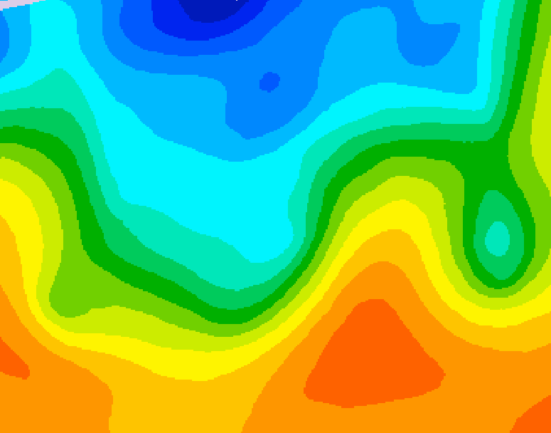 GDPS 500 millibar geopotential height 228 hour forecast chart for Canada based on 2026/10/15 1200Z data