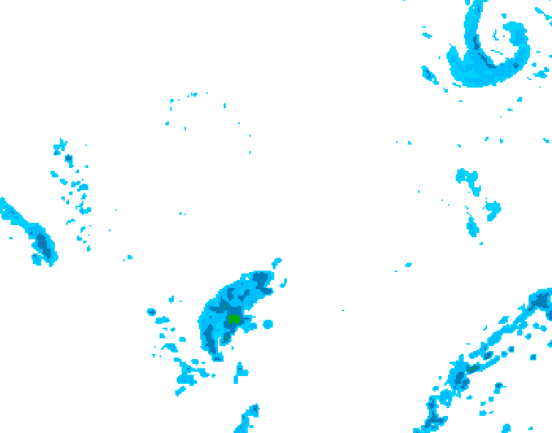 GDPS precipitation 216 hour forecast chart for Canada based on 2026/10/15 0000Z data
