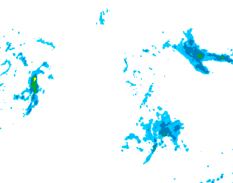 GDPS precipitation 024 hour forecast chart for Canada based on 2026/10/15 1200Z data