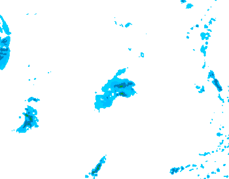 GDPS precipitation 222 hour forecast chart for Canada based on 2026/10/15 1200Z data