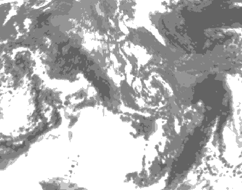 GDPS total cloud 060 hour forecast chart for Canada based on 2026/10/15 0000Z data