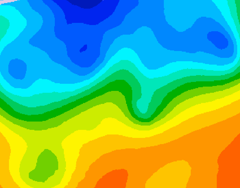 GDPS 500 millibar geopotential height 156 hour forecast chart for Canada based on 2026/10/16 0000Z data