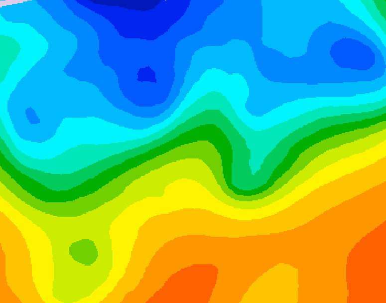 GDPS 500 millibar geopotential height 162 hour forecast chart for Canada based on 2026/10/16 0000Z data