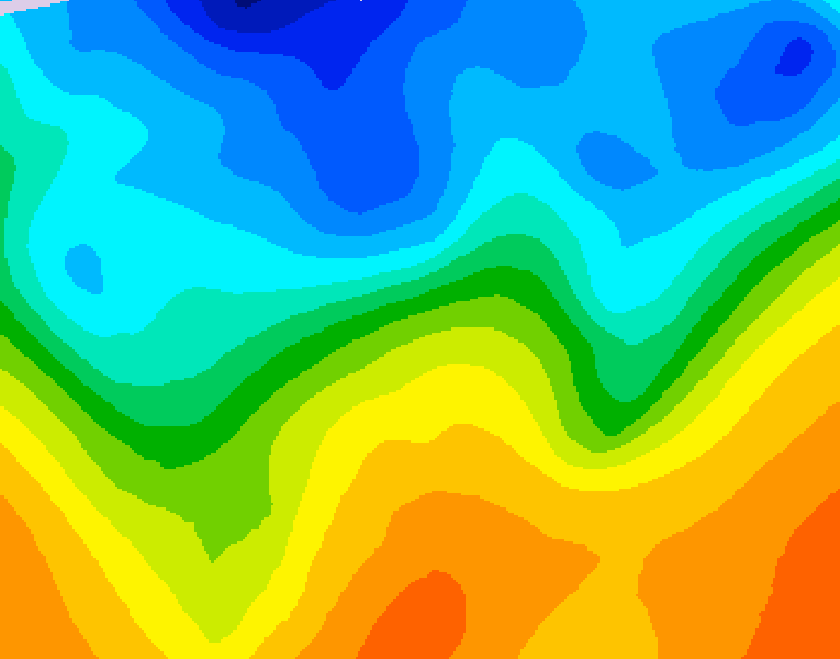 GDPS 500 millibar geopotential height 174 hour forecast chart for Canada based on 2026/10/16 0000Z data