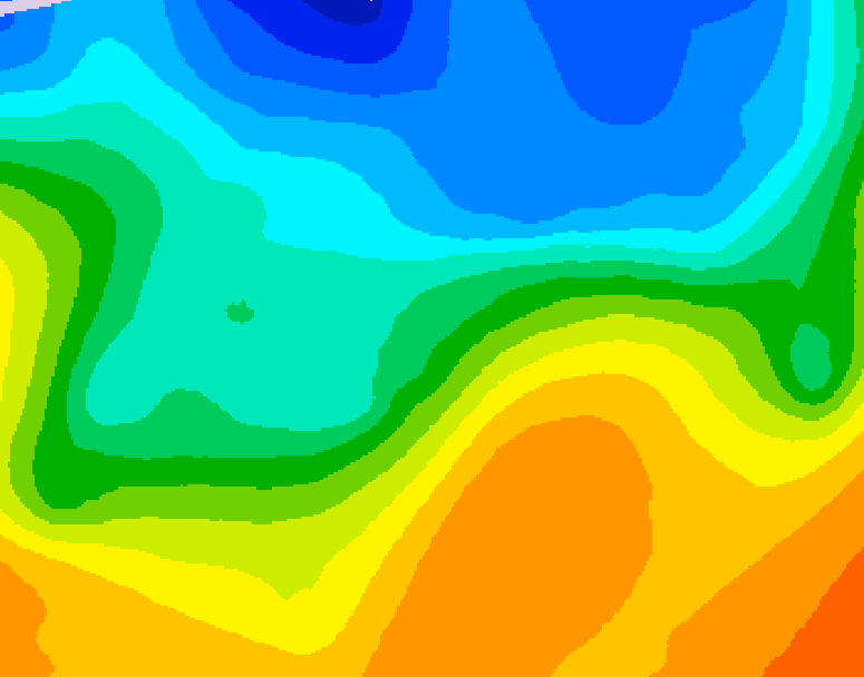 GDPS 500 millibar geopotential height 210 hour forecast chart for Canada based on 2026/10/16 0000Z data