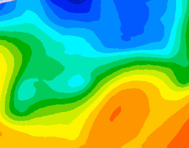 GDPS 500 millibar geopotential height 216 hour forecast chart for Canada based on 2026/10/16 0000Z data