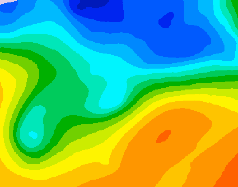 GDPS 500 millibar geopotential height 228 hour forecast chart for Canada based on 2026/10/16 0000Z data