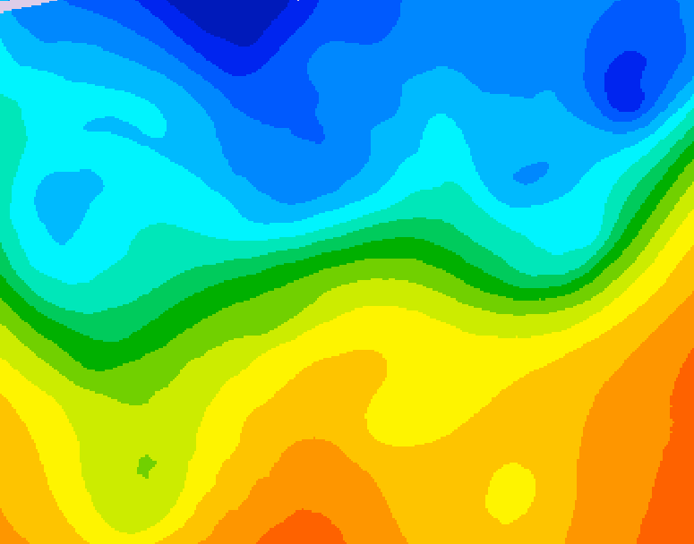 GDPS 500 millibar geopotential height 156 hour forecast chart for Canada based on 2026/10/16 1200Z data