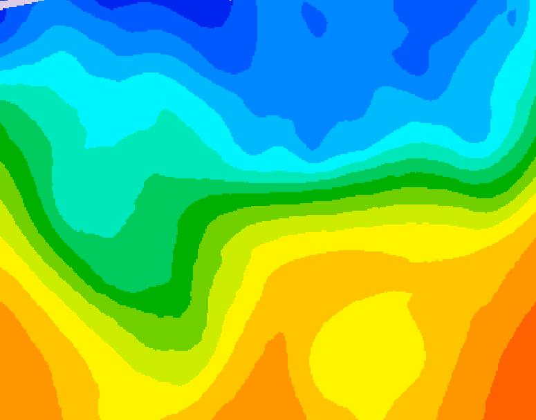 GDPS 500 millibar geopotential height 180 hour forecast chart for Canada based on 2026/10/16 1200Z data