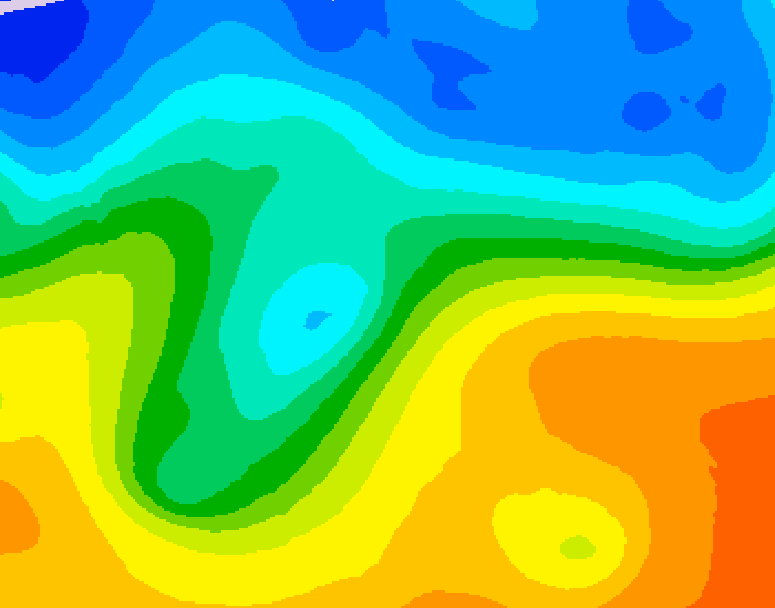 GDPS 500 millibar geopotential height 228 hour forecast chart for Canada based on 2026/10/16 1200Z data