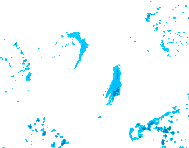 GDPS precipitation 150 hour forecast chart for Canada based on 2026/10/16 0000Z data