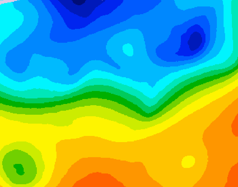 GDPS 500 millibar geopotential height 120 hour forecast chart for Canada based on 2026/10/17 0000Z data
