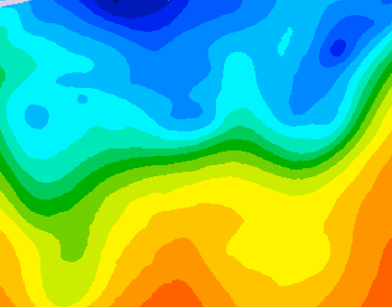 GDPS 500 millibar geopotential height 144 hour forecast chart for Canada based on 2026/10/17 0000Z data