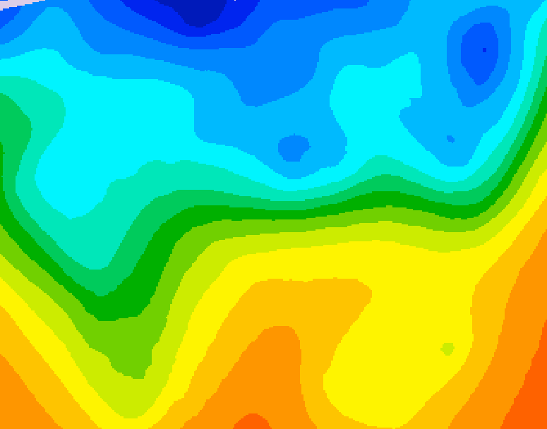 GDPS 500 millibar geopotential height 156 hour forecast chart for Canada based on 2026/10/17 0000Z data