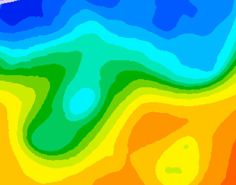 GDPS 500 millibar geopotential height 204 hour forecast chart for Canada based on 2026/10/17 0000Z data