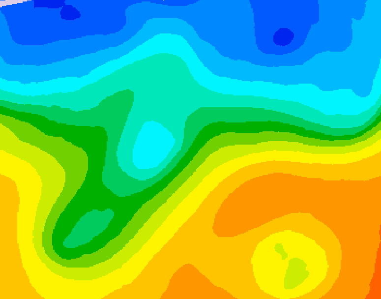 GDPS 500 millibar geopotential height 216 hour forecast chart for Canada based on 2026/10/17 0000Z data