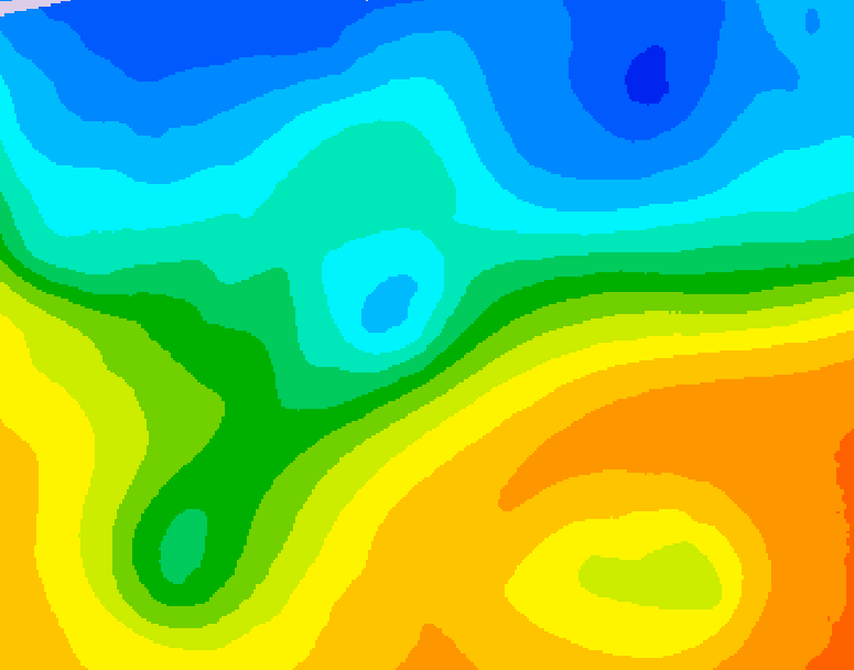 GDPS 500 millibar geopotential height 228 hour forecast chart for Canada based on 2026/10/17 0000Z data