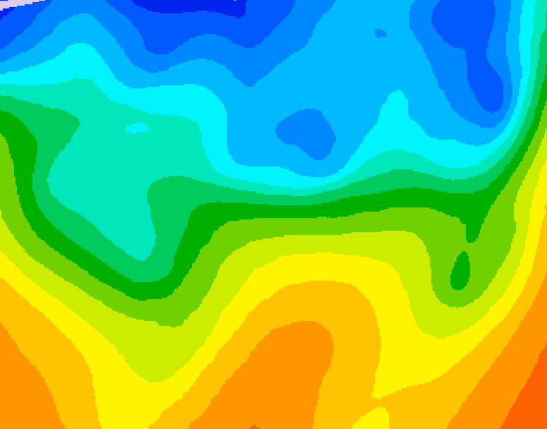 GDPS 500 millibar geopotential height 156 hour forecast chart for Canada based on 2026/10/17 1200Z data