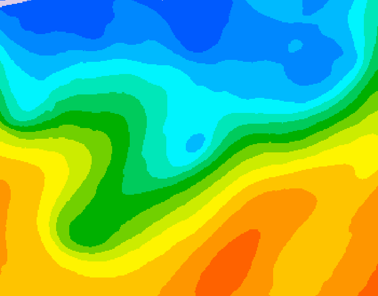 GDPS 500 millibar geopotential height 204 hour forecast chart for Canada based on 2026/10/17 1200Z data