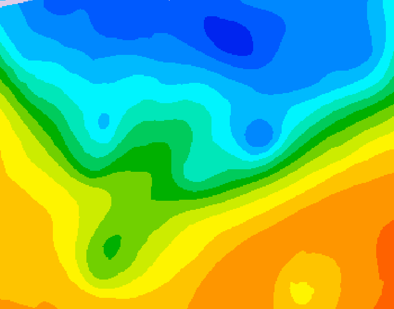 GDPS 500 millibar geopotential height 228 hour forecast chart for Canada based on 2026/10/17 1200Z data