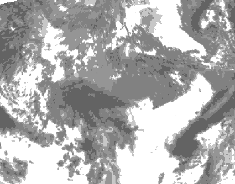 GDPS total cloud 174 hour forecast chart for Canada based on 2026/10/17 0000Z data