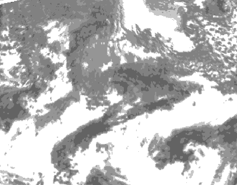 GDPS total cloud 234 hour forecast chart for Canada based on 2026/10/17 0000Z data