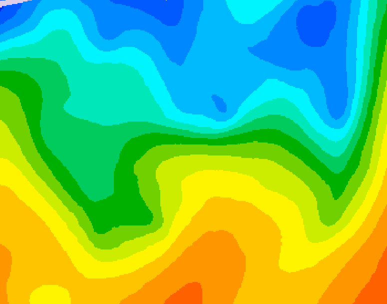GDPS 500 millibar geopotential height 144 hour forecast chart for Canada based on 2026/10/18 0000Z data
