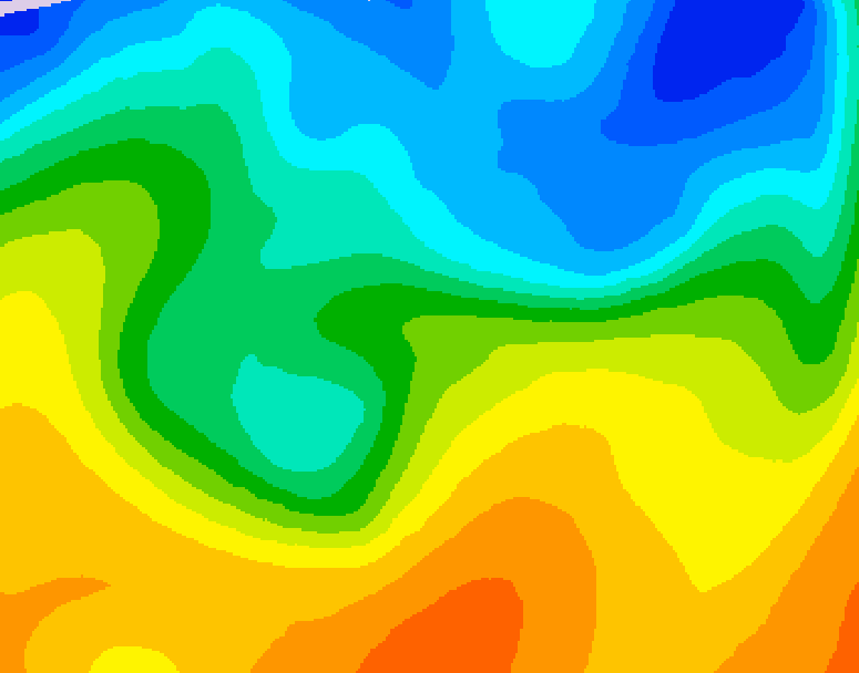 GDPS 500 millibar geopotential height 162 hour forecast chart for Canada based on 2026/10/18 0000Z data