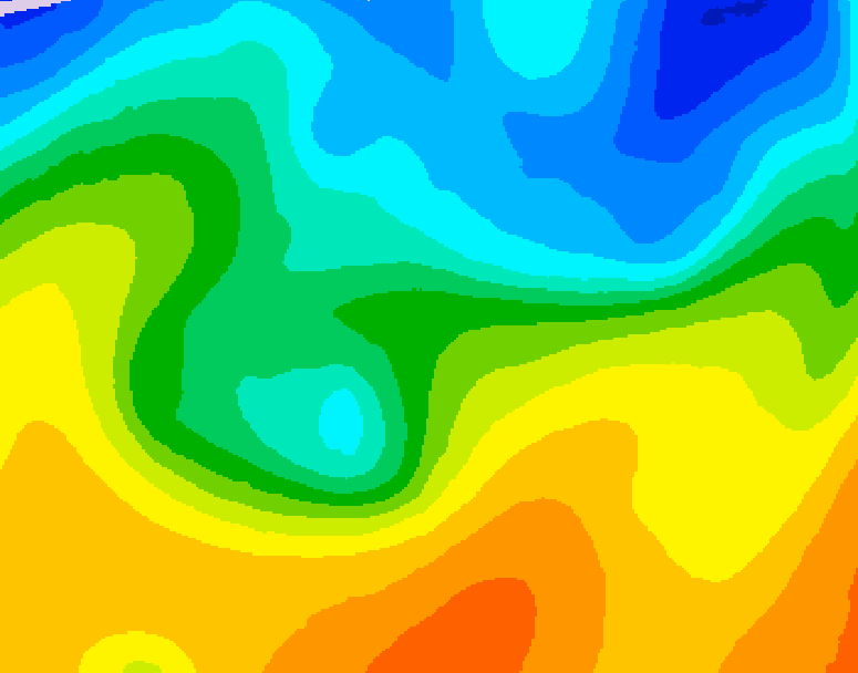 GDPS 500 millibar geopotential height 168 hour forecast chart for Canada based on 2026/10/18 0000Z data