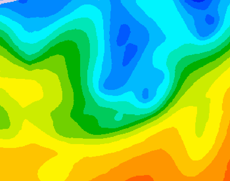 GDPS 500 millibar geopotential height 204 hour forecast chart for Canada based on 2026/10/18 0000Z data