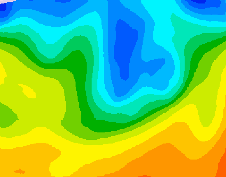 GDPS 500 millibar geopotential height 216 hour forecast chart for Canada based on 2026/10/18 0000Z data