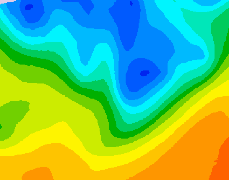 GDPS 500 millibar geopotential height 240 hour forecast chart for Canada based on 2026/10/18 0000Z data