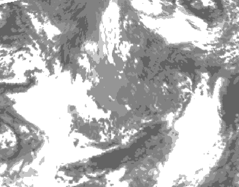 GDPS total cloud 216 hour forecast chart for Canada based on 2026/10/18 0000Z data