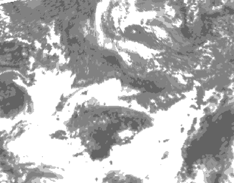 GDPS total cloud 228 hour forecast chart for Canada based on 2026/10/18 1200Z data
