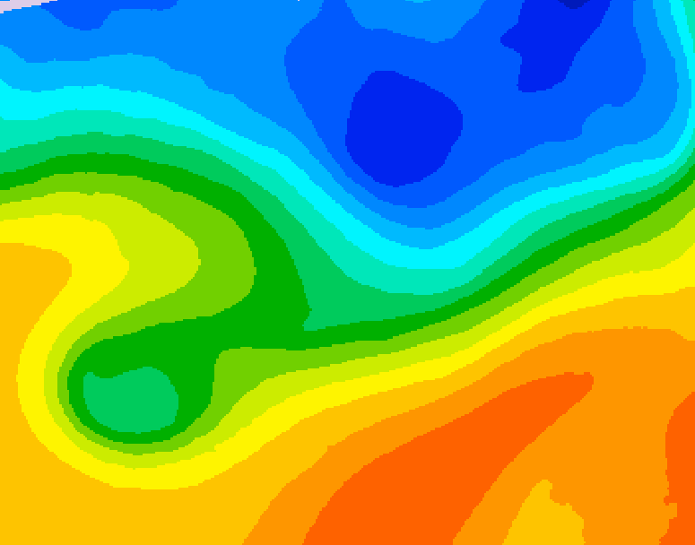 GDPS 500 millibar geopotential height 168 hour forecast chart for Canada based on 2026/10/19 0000Z data