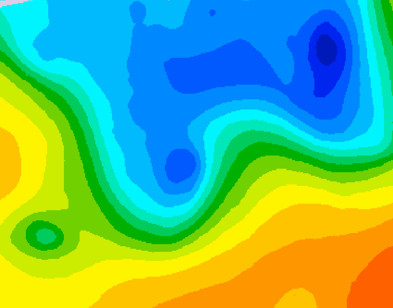 GDPS 500 millibar geopotential height 240 hour forecast chart for Canada based on 2026/10/19 0000Z data