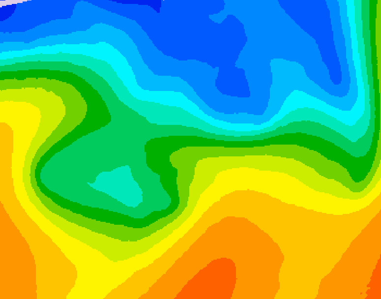 GDPS 500 millibar geopotential height 120 hour forecast chart for Canada based on 2026/10/19 1200Z data